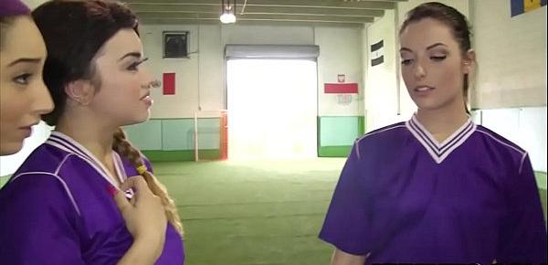  The teens football team gets a special lesbian lesson